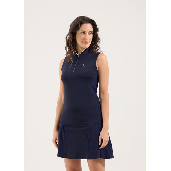 Chervo  ASTEROIDE sleeveless polo navy