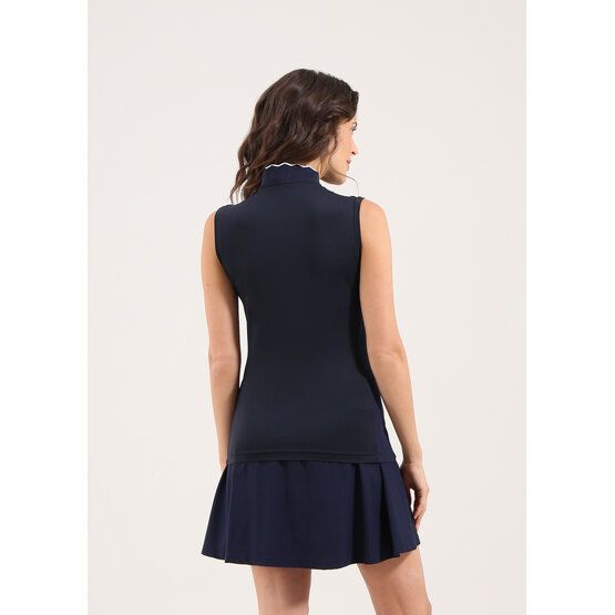 Chervo  ASTEROIDE sleeveless polo navy