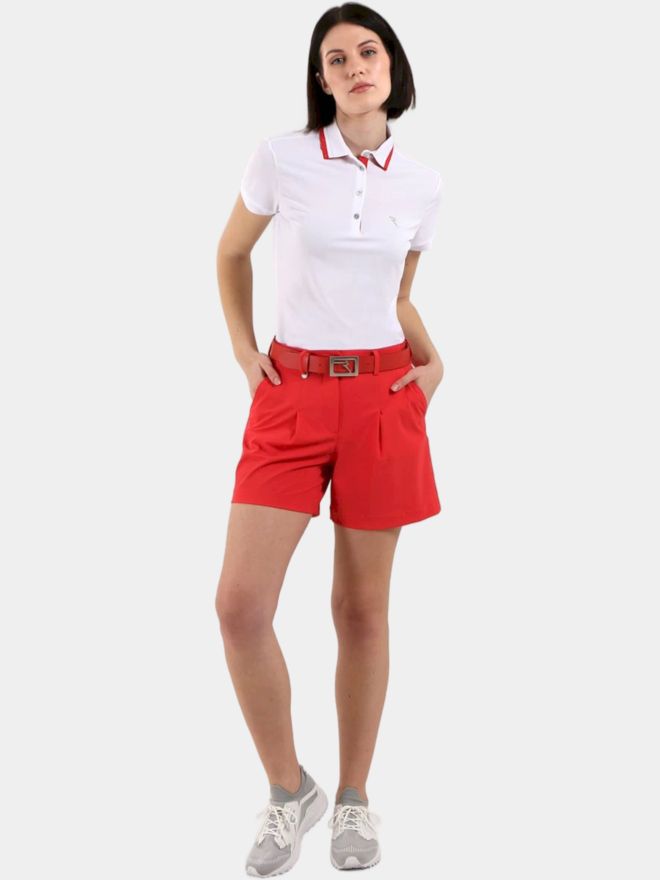 Chervo AQUAMARINE Halbarm Polo weiß