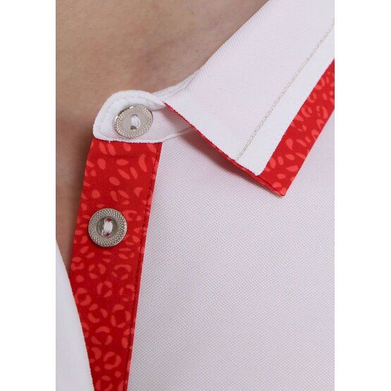 Chervo  AQUAMARINE half-sleeve polo white