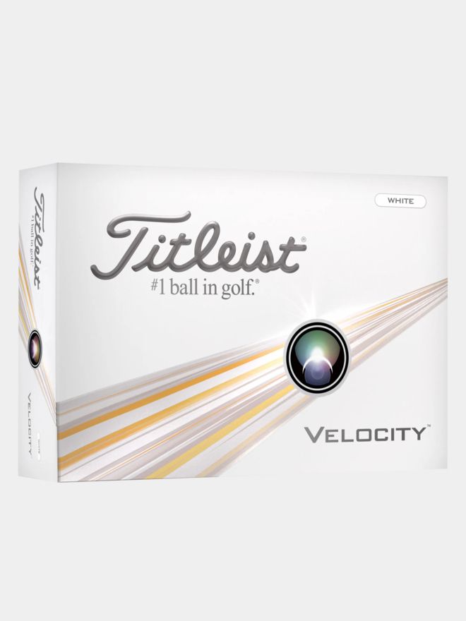 Titleist Velocity 2024 Golfbälle weiß