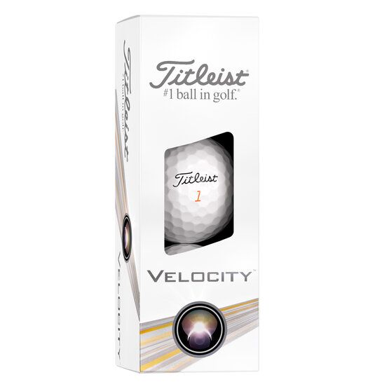 Titleist Velocity 2024 Golfbälle weiß