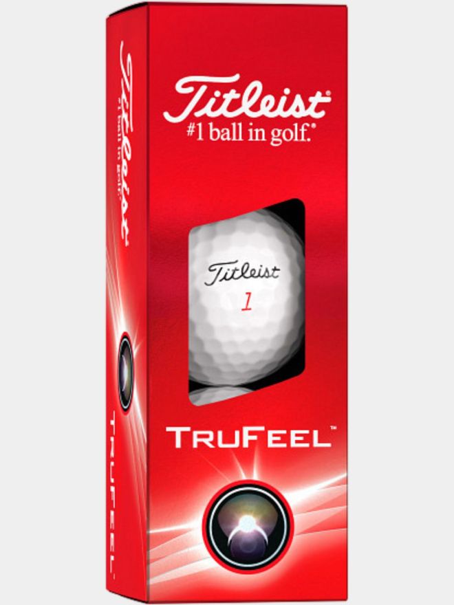 Titleist TruFeel 2024 Golfbälle weiß