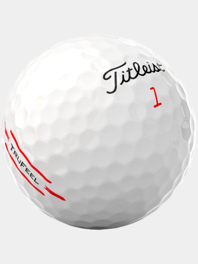 Titleist TruFeel 2024 Golfbälle weiß