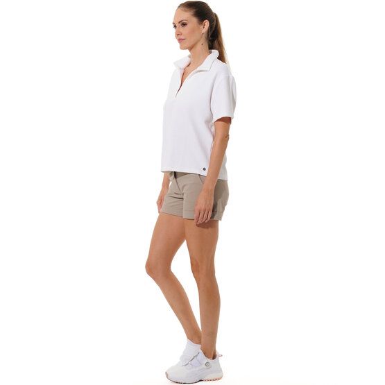 MDC Relaxed Fit Halbarm Polo weiß