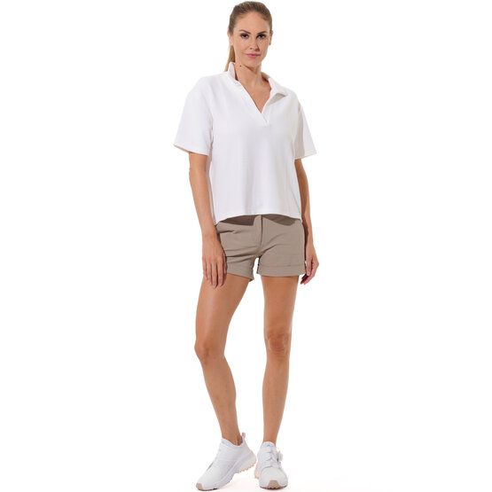 MDC Relaxed Fit Halbarm Polo weiß