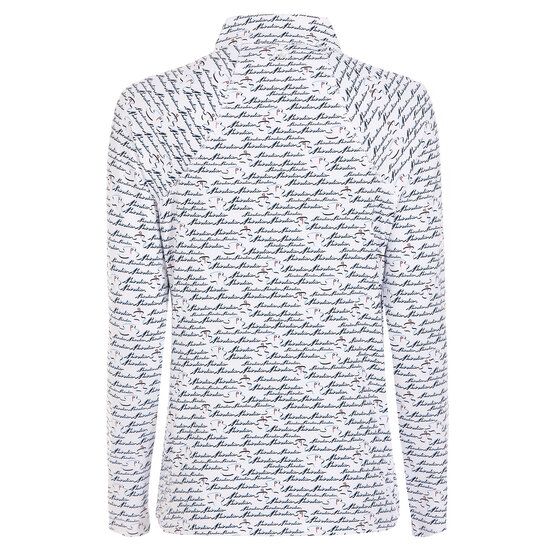 Peter Millar BIRDIE PRINT RAGLAN SLEEVE PERTH Stretch Midlayer weiß