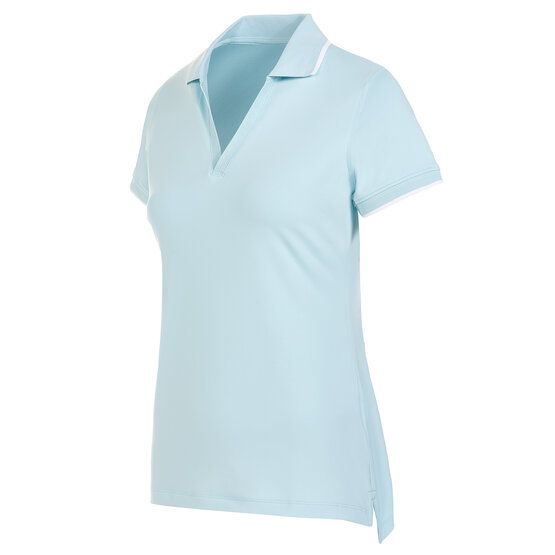 Peter Millar  BETTY SHORT SLEEVE DROP V half-sleeve polo turquoise