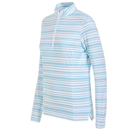 Peter Millar  LIGHTWEIGHT BASKETWEAVEPRINT Stretch Midlayer turquoise