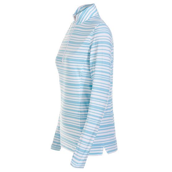 Peter Millar  LIGHTWEIGHT BASKETWEAVEPRINT Stretch Midlayer turquoise