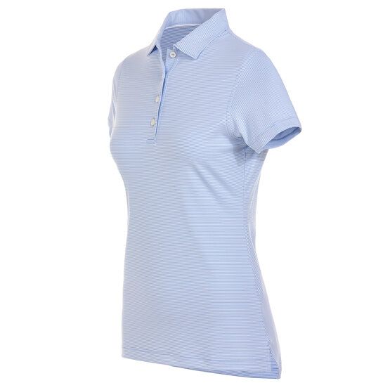 Peter Millar  JUBILEE SHORT SLEEVE BUTTON half-sleeve polo light blue