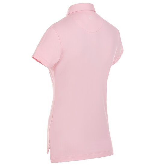 Peter Millar  SHORT SLEEVE BUTTON half-sleeve polo pink