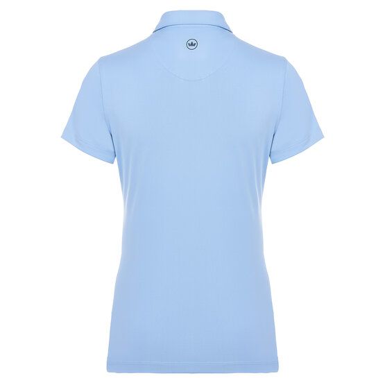 Peter Millar  SHORT SLEEVE BUTTON half-sleeve polo light blue