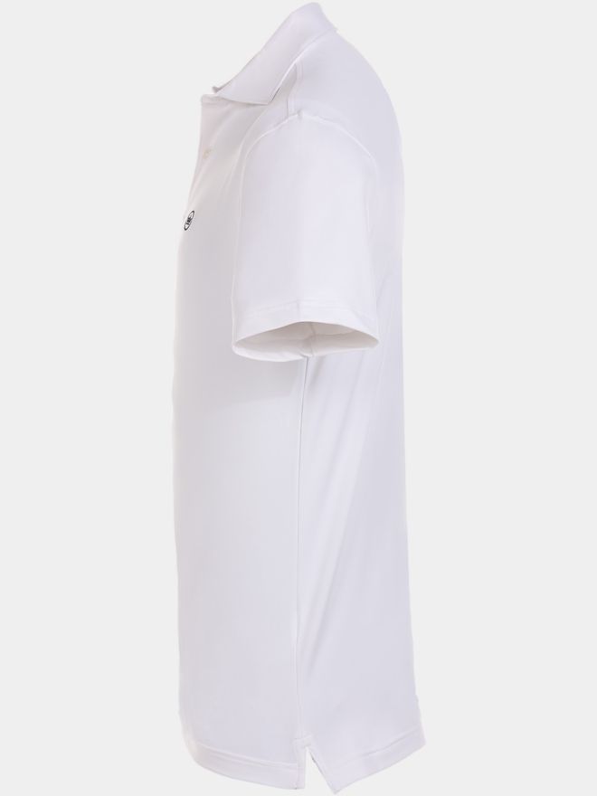 Peter Millar SOLID PERFORMANCE JERSEY Halbarm Polo weiß