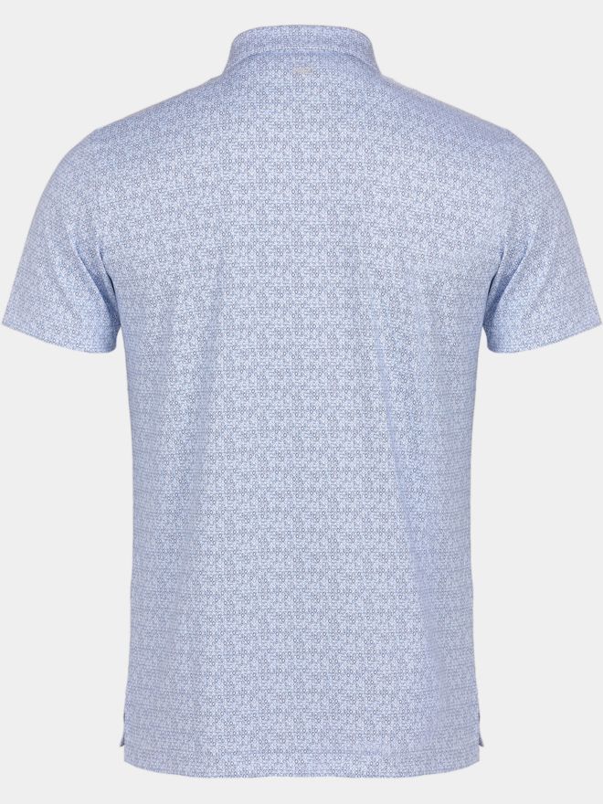 Peter Millar RHYTHM PERFORMANCE JERSEY KELLY HARD Halbarm Polo weiß