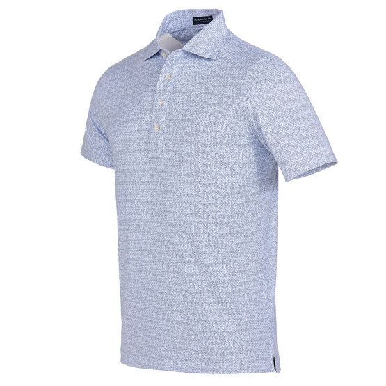 Peter Millar  RHYTHM PERFORMANCE JERSEY KELLY HARD polo s krátkým rukávem bílá