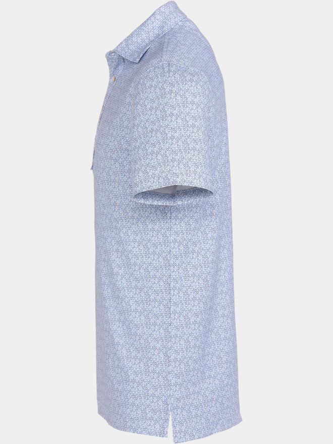 Peter Millar RHYTHM PERFORMANCE JERSEY KELLY HARD Halbarm Polo weiß