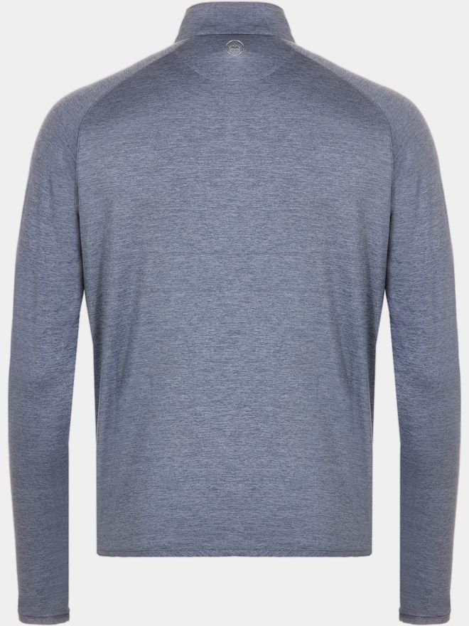 Peter Millar STEALTH PERFORMANCE QUARTER-ZIP Stretch Midlayer grau