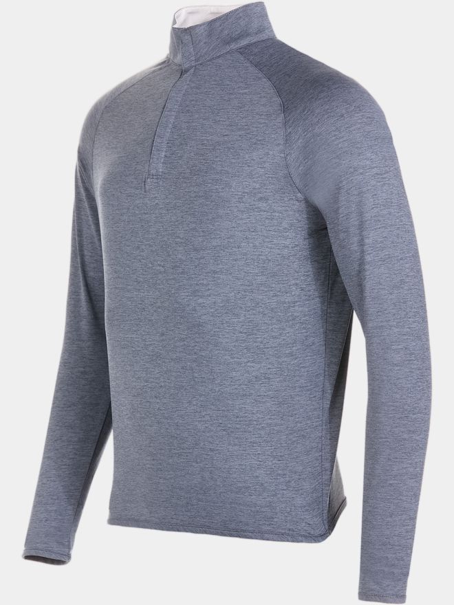 Peter Millar STEALTH PERFORMANCE QUARTER-ZIP Stretch Midlayer grau