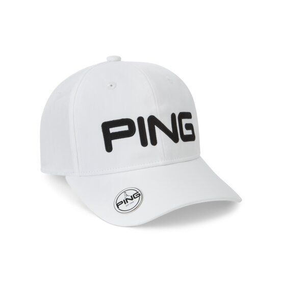 Ping Ball marker cap white