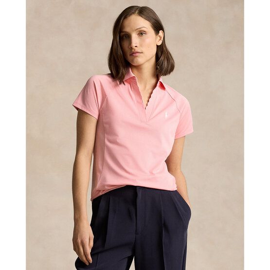 Polo Ralph Lauren  V NECK POLO Half-sleeved polo pink