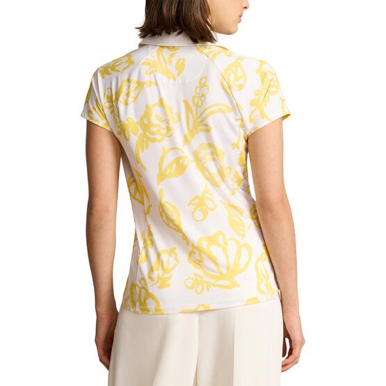 Polo Ralph Lauren  V NECK POLO FLOWER PRINT Half-sleeved polo yellow