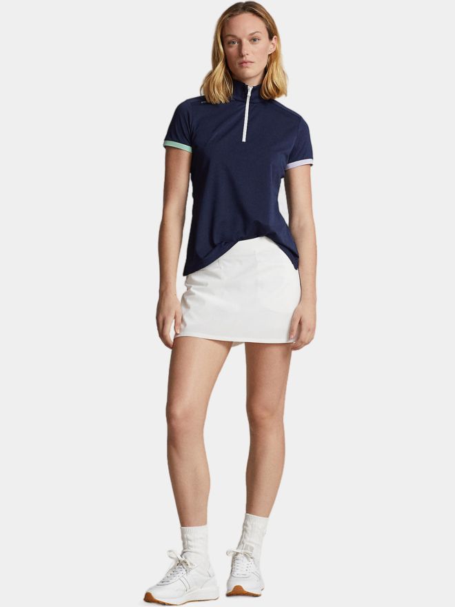 Polo Ralph Lauren TRI 1/4 ZIP Halbarm Polo navy