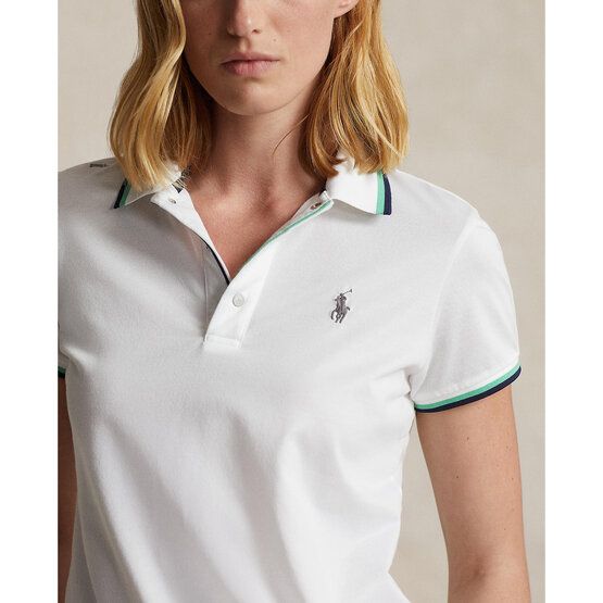 Polo Ralph Lauren  CLASSIC TIPPING COLLAR half-sleeve polo white