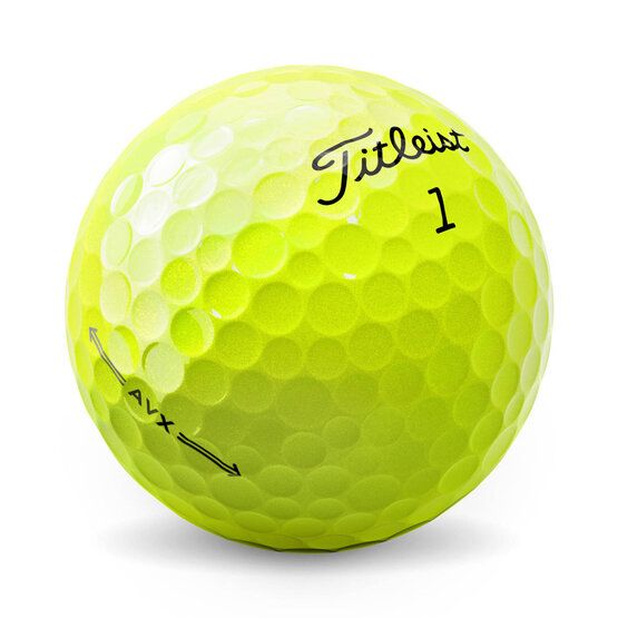 Titleist AVX 2022 Golfbälle gelb