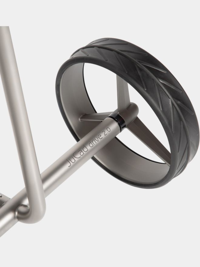 JuCad Drive 2.0 Elektrotrolley inkl. Zubehör silber