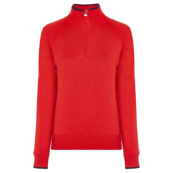 Golfino  THE ANGELICA WINDSTOPPER windstopper knit red