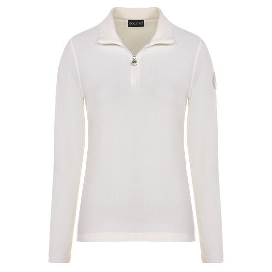 Golfino  THE ALESSIA SWEATER thermal midlayer offwhite