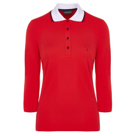 Golfino AUTUMN CLUB 3/4 SLEEVE POLO rot