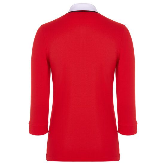 Golfino  AUTUMN CLUB 3/4 SLEEVE POLO red