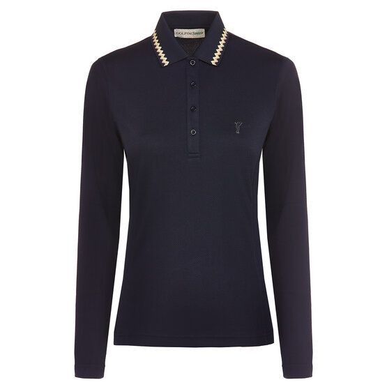 Golfino  FLIGHTED BY STYLE POLO Long sleeve polo navy