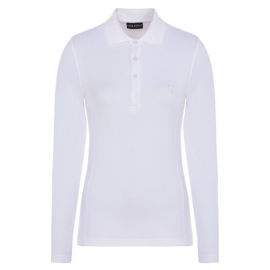 Golfino  THE MIA POLO long sleeve polo white