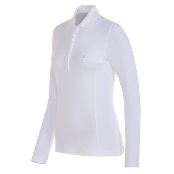 Golfino  THE MIA POLO long sleeve polo white