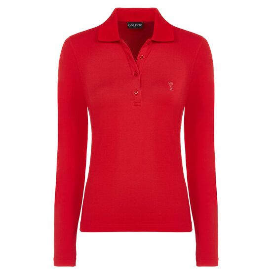 Golfino  THE MIA POLO long sleeve polo red