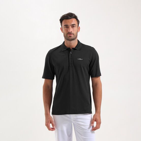 Chervo  ADDRESS half-sleeve polo black