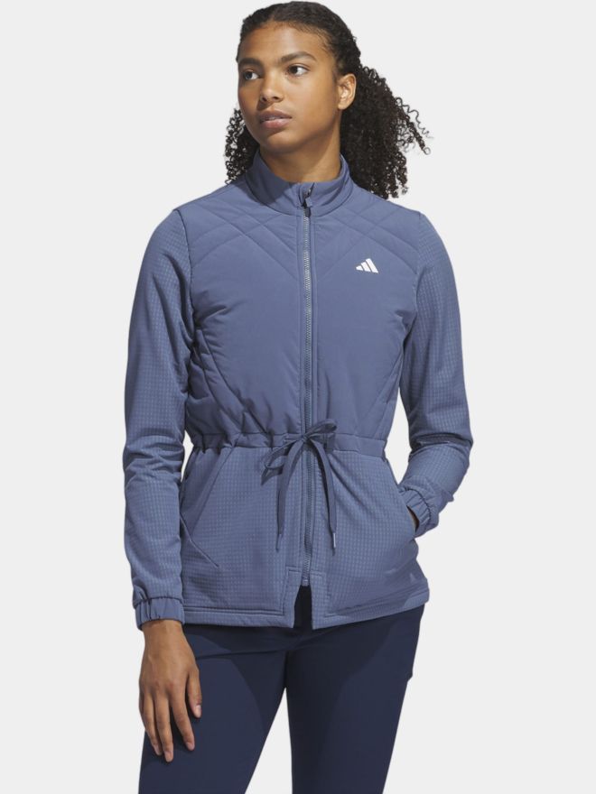 adidas Ultimate365 Tour Hybrid Jacket Thermo Jacke blau