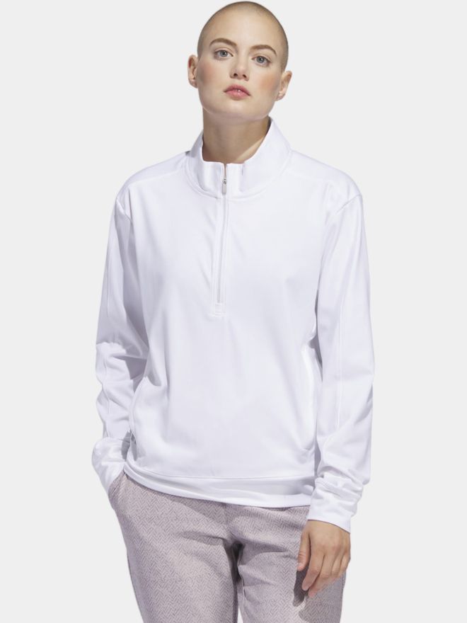 adidas Ultimate365 Half-Zip Stretch Midlayer weiß