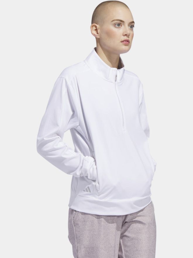 adidas Ultimate365 Half-Zip Stretch Midlayer weiß