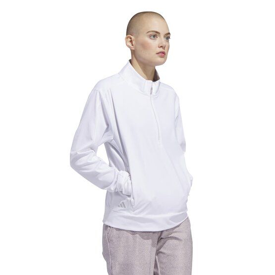 Adidas  Ultimate365 Half-Zip Stretch Midlayer white