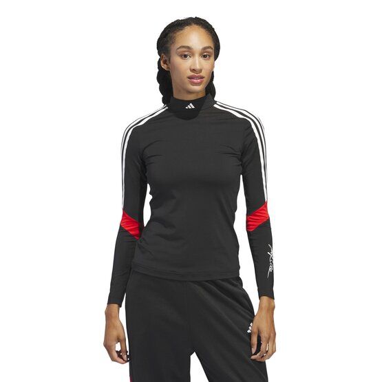 Adidas  W JL3 LS Mock undershirt black