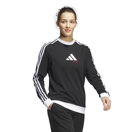 Adidas  W JL3 LS CREW Stretch Midlayer black