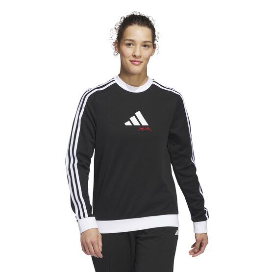 Adidas JAY3LLE W JL3 LS CREW Stretch Midlayer schwarz