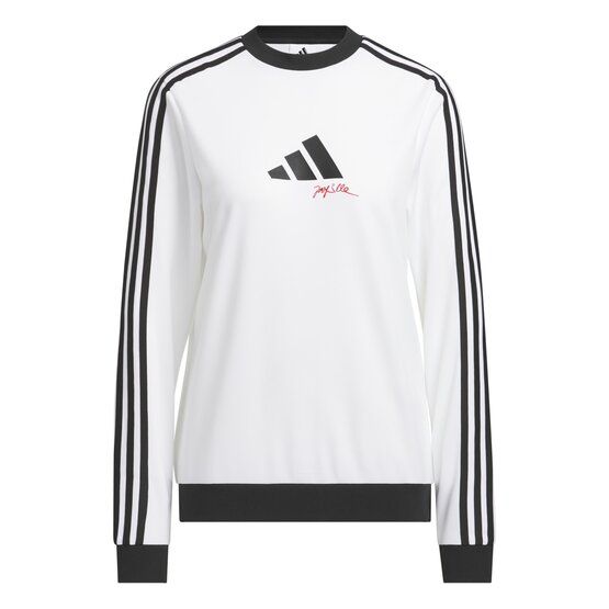 Adidas JAY3LLE W JL3 LS CREW Stretch Midlayer weiß