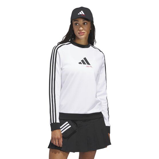 Adidas  W JL3 LS CREW Stretch Midlayer white