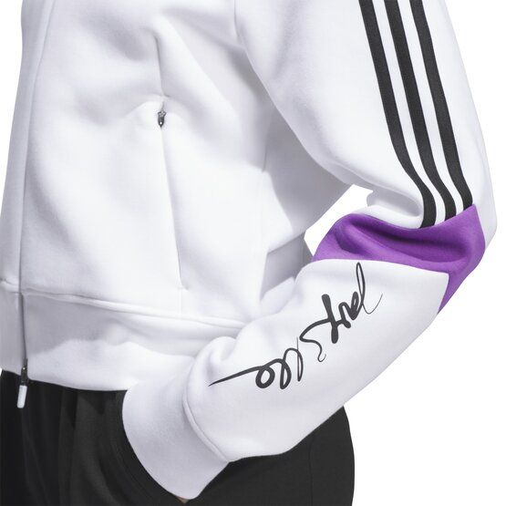 Adidas  W JL3 HOODIE stretch jacket white