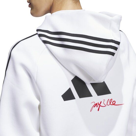 Adidas JAY3LLE W JL3 HOODIE Stretch Jacke weiß